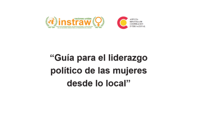 Guía de Liderazgo para la participación política de las mujeres en el ámbito local